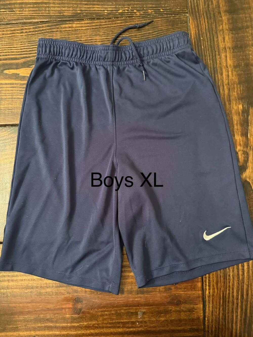Boys Nike Dri-FIT Athletic Shorts Boys XL Navy Blue